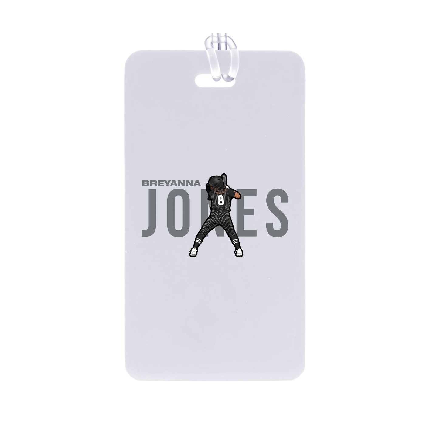Bag Tag — Player Name in Classic