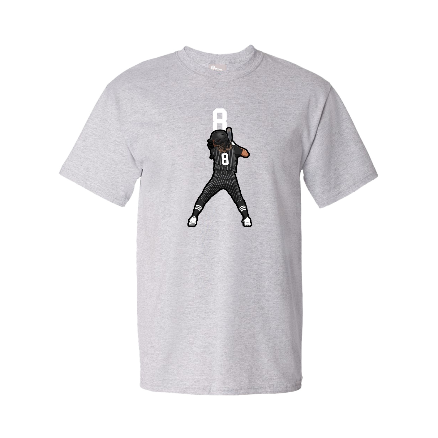 Tee — Number Top in Grey