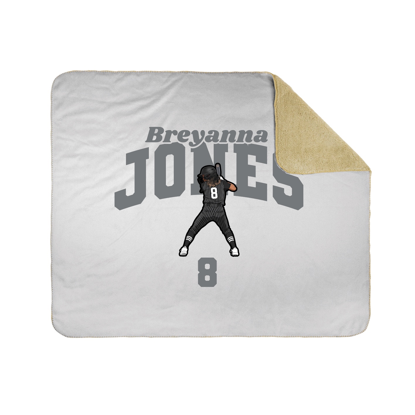 Throw Blanket — Signature Arch in White