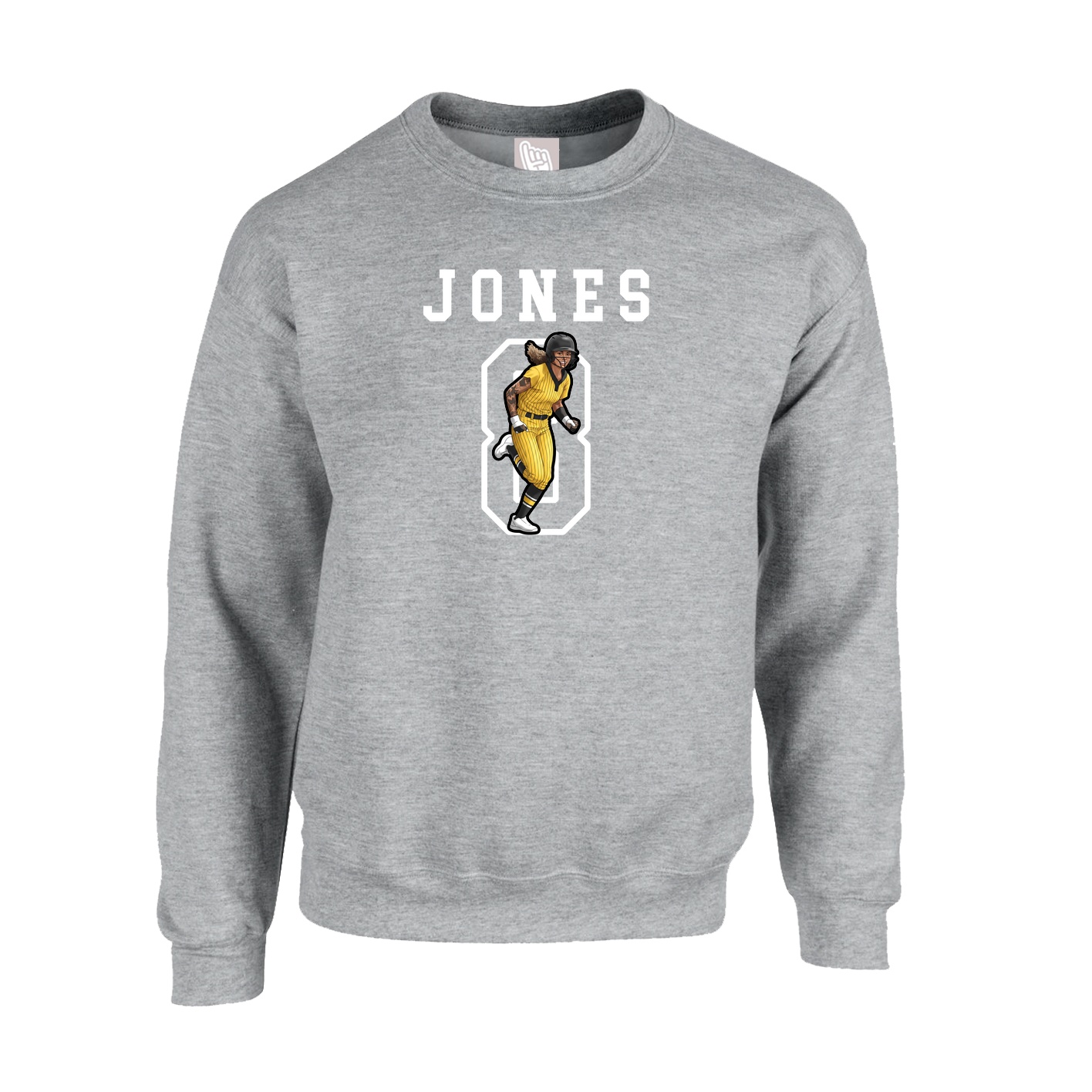 Fleece Crew — Shirsey in Grey