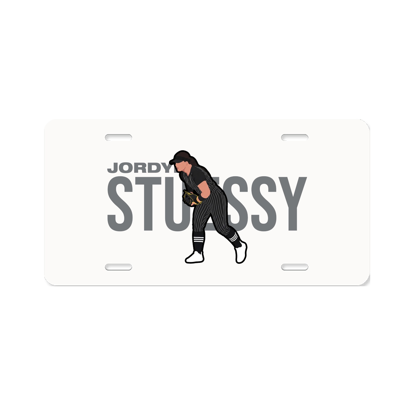 License Plate — Player Name in Classic
