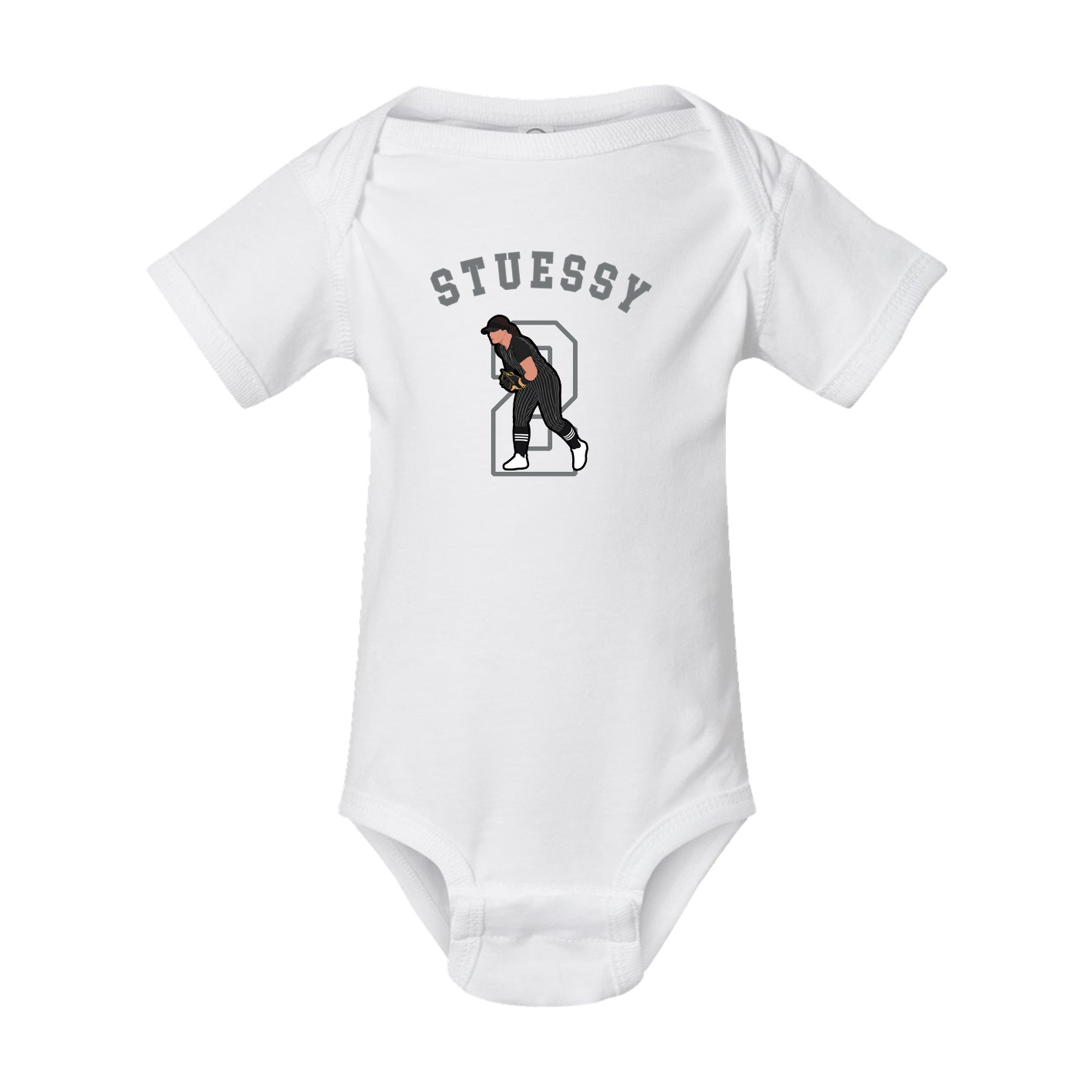Baby Onesie — Shirsey Arch in White