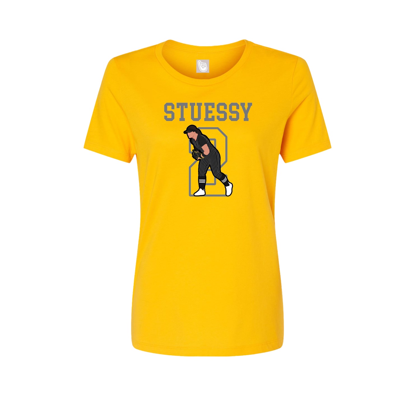 Fitted Women's Tee — Shirsey in Gold