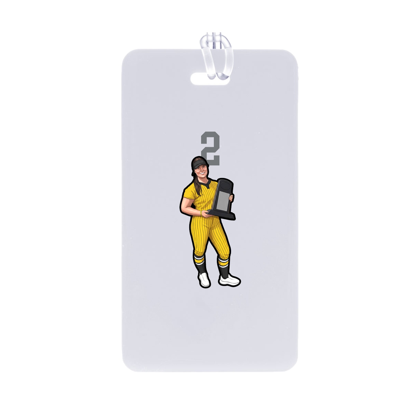Bag Tag — Number Top in Classic