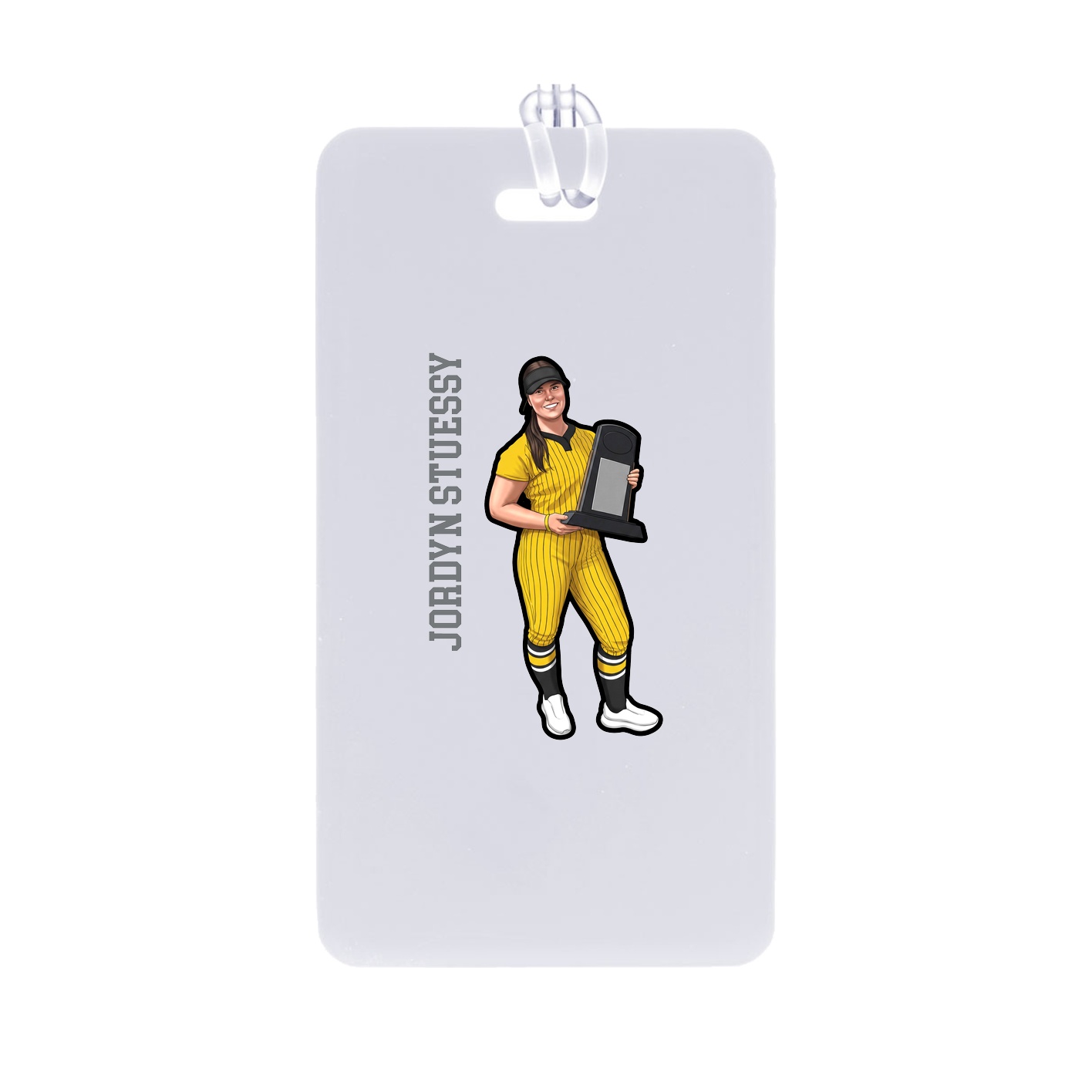 Bag Tag — Name Vertical in Classic