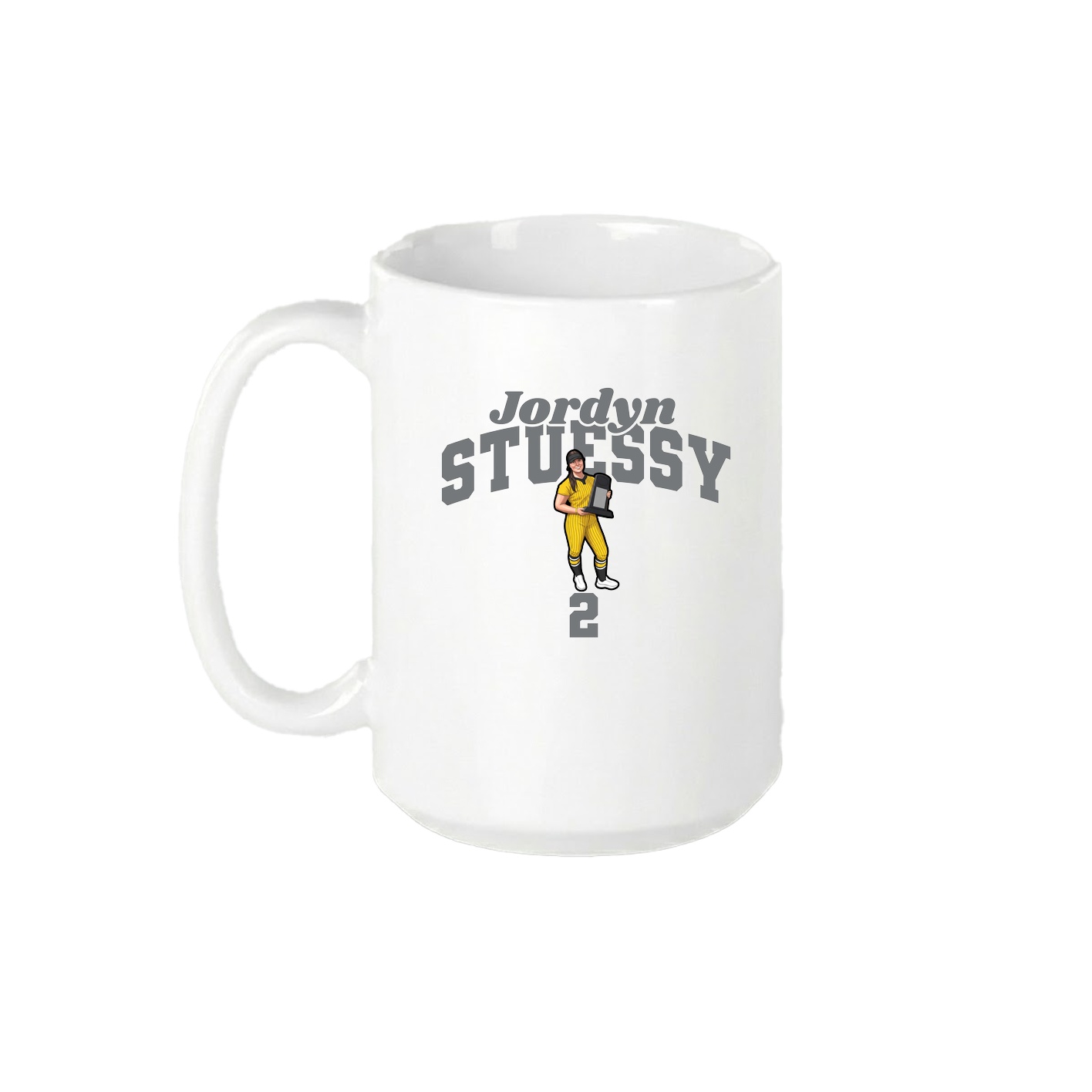 15oz Coffee Mug — Signature Arch in White