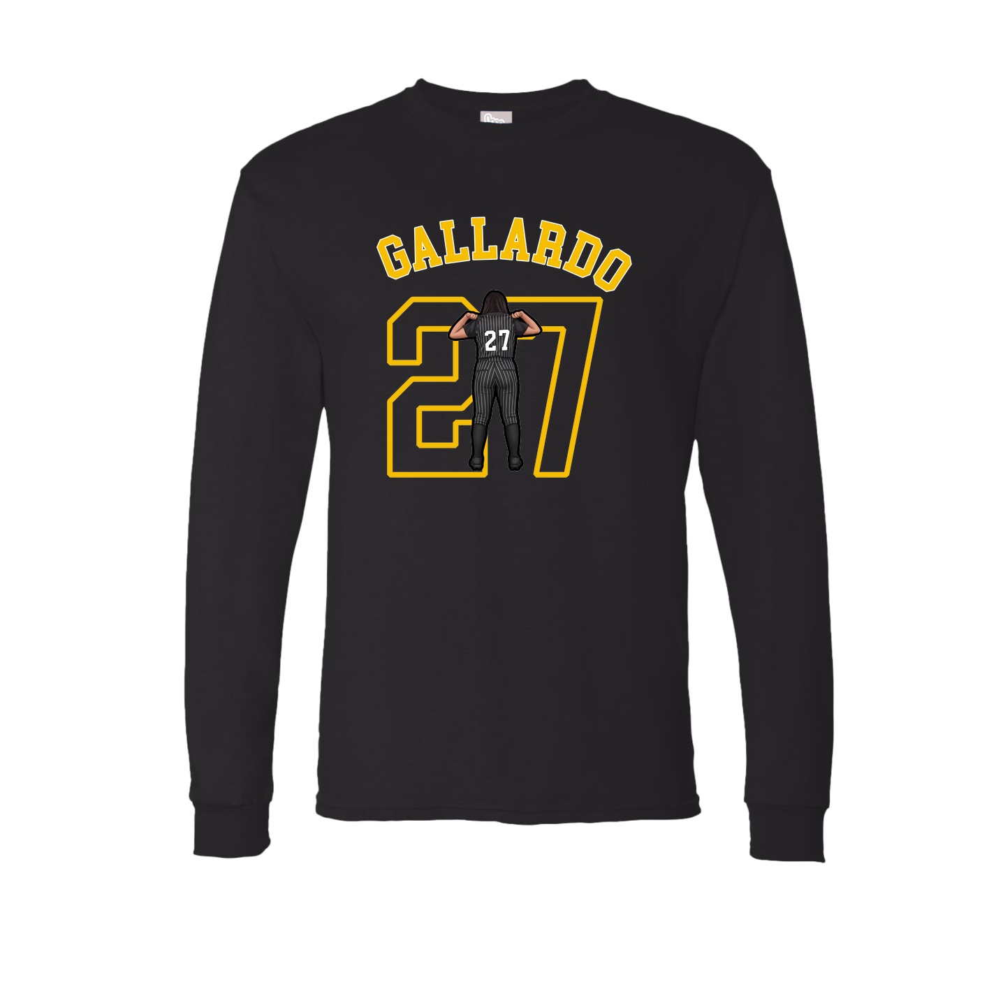 Long Sleeve Tee — Shirsey Arch in Black