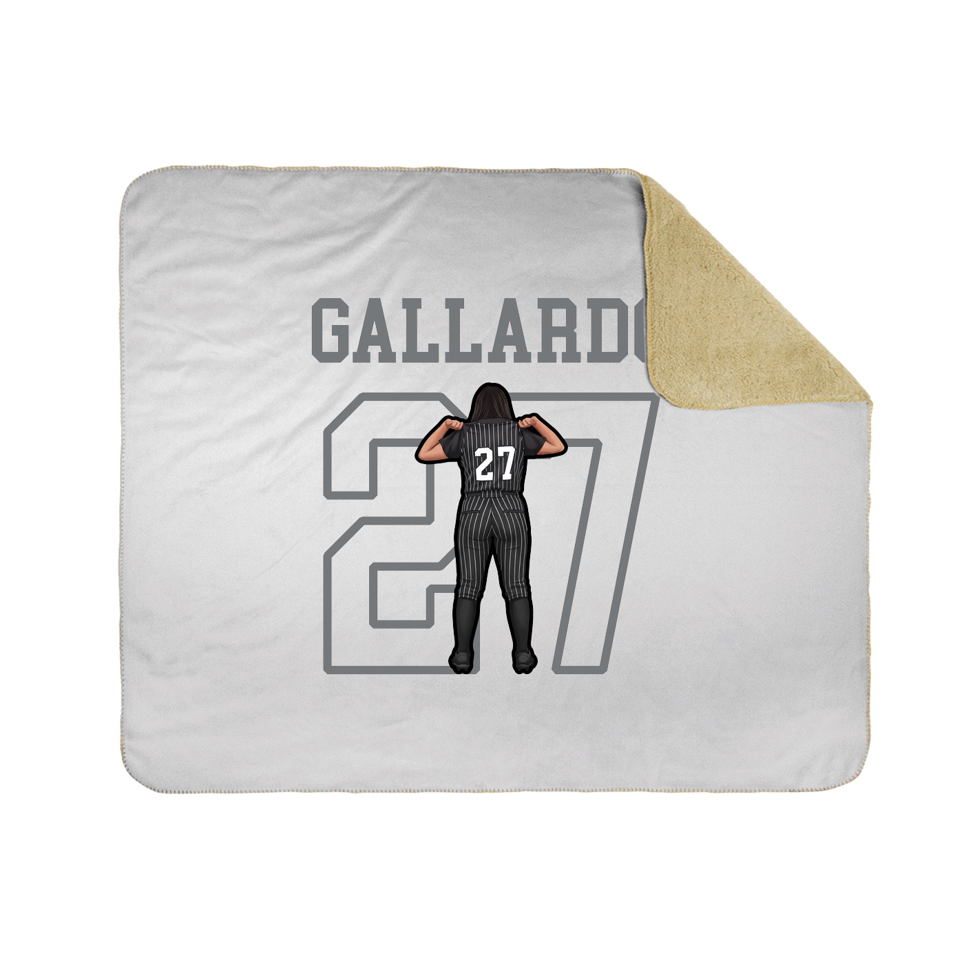Throw Blanket — Shirsey in White
