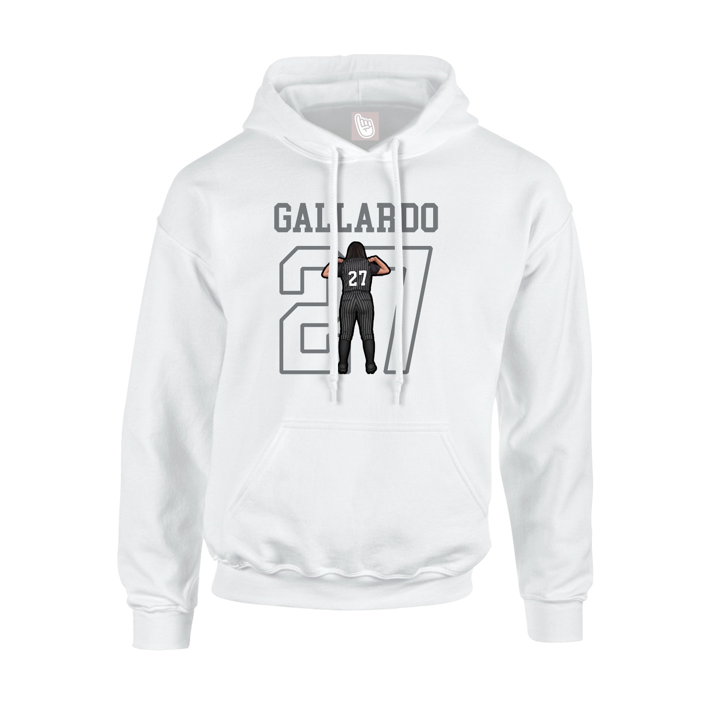 Youth Hoodie — Shirsey in White