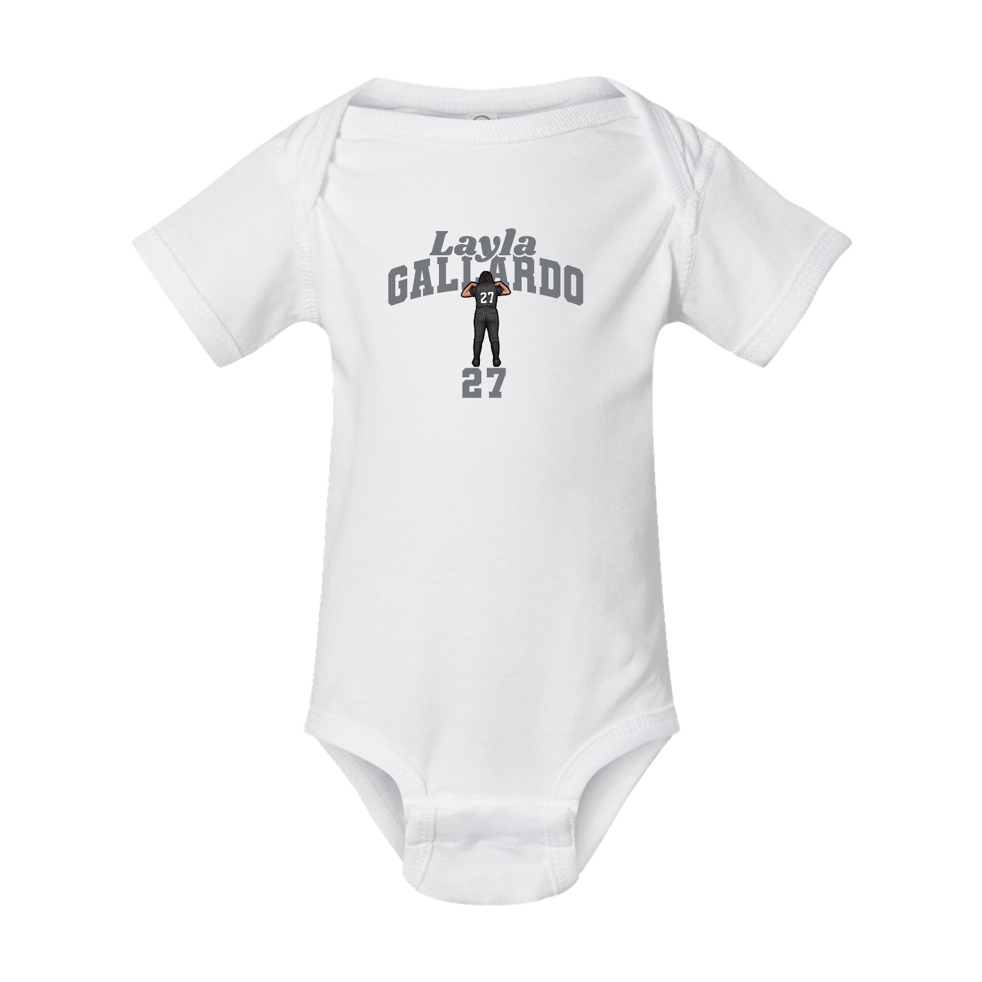 Baby Onesie — Signature Arch in White