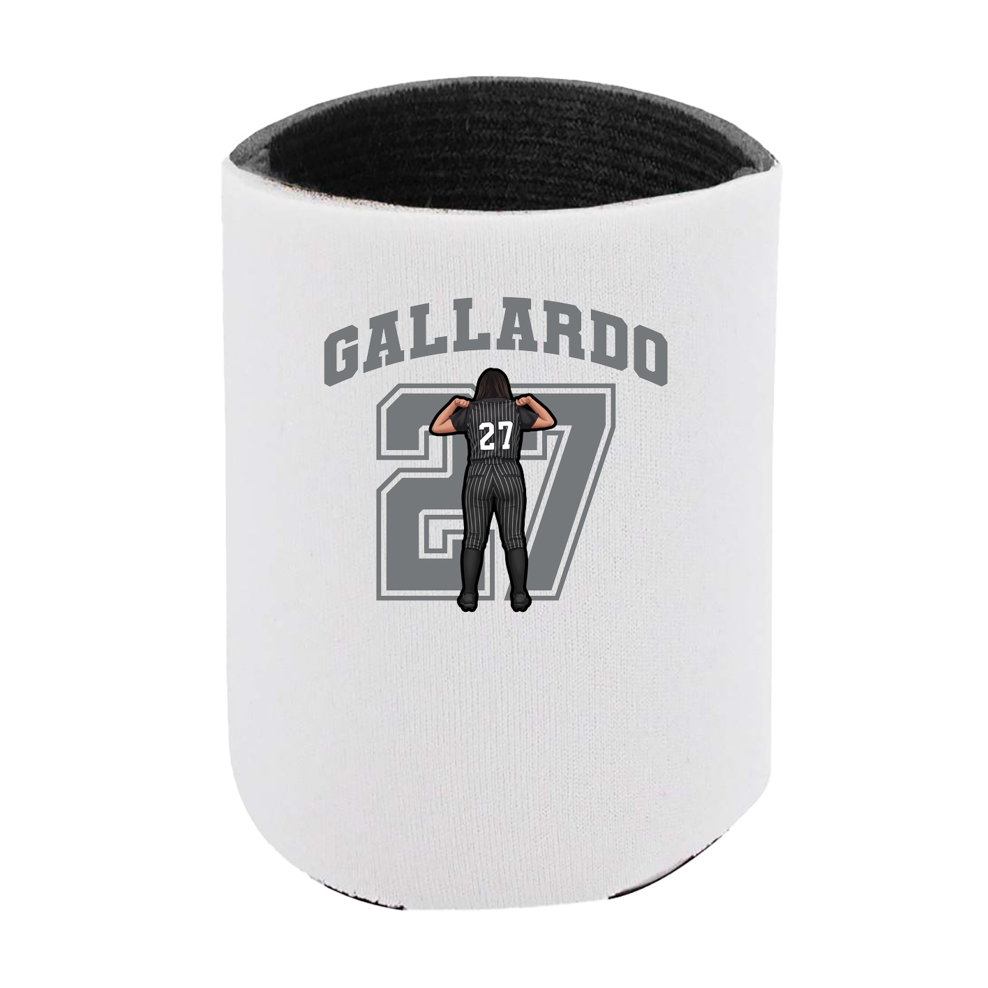 Can Holder — Number in White