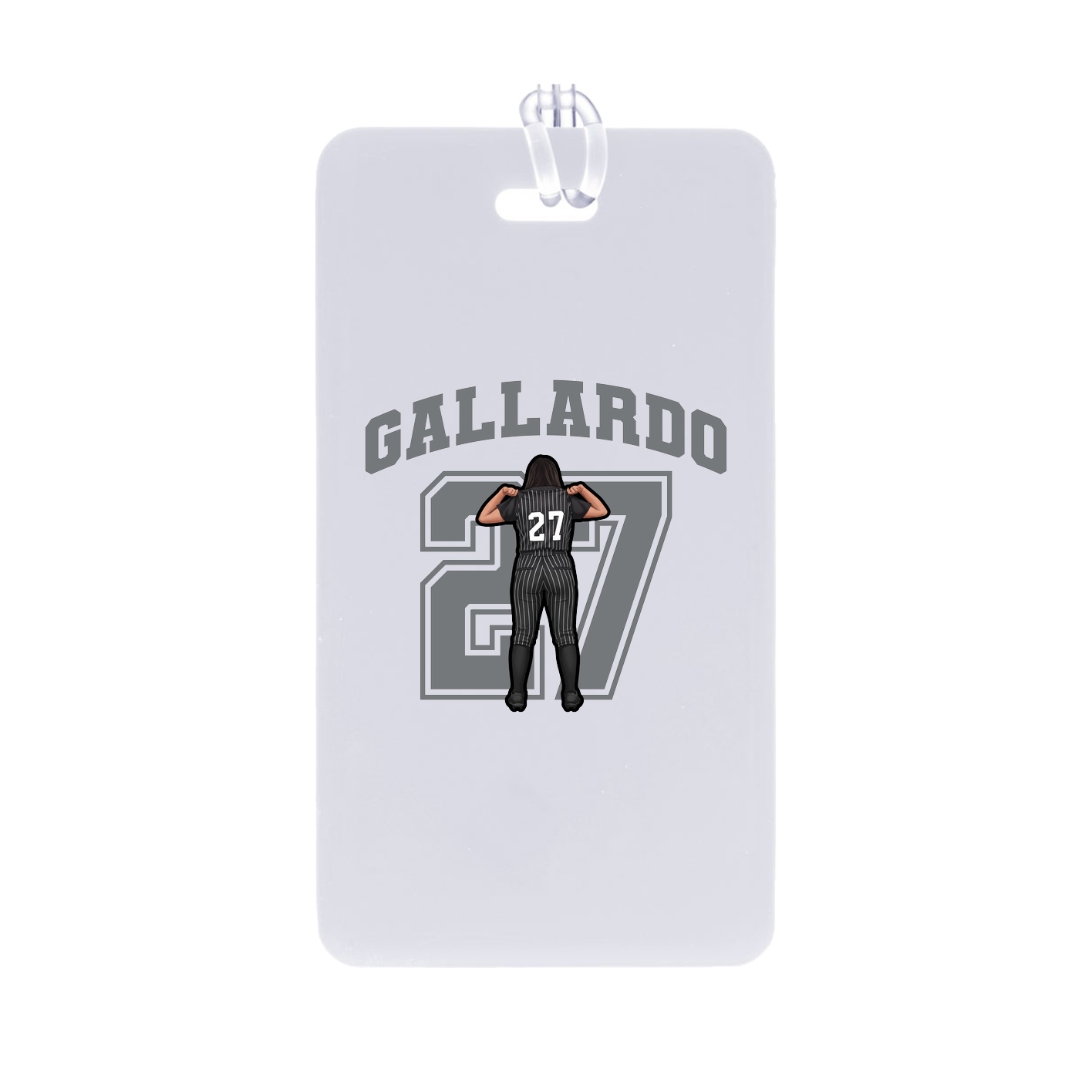 Bag Tag — Number in Classic