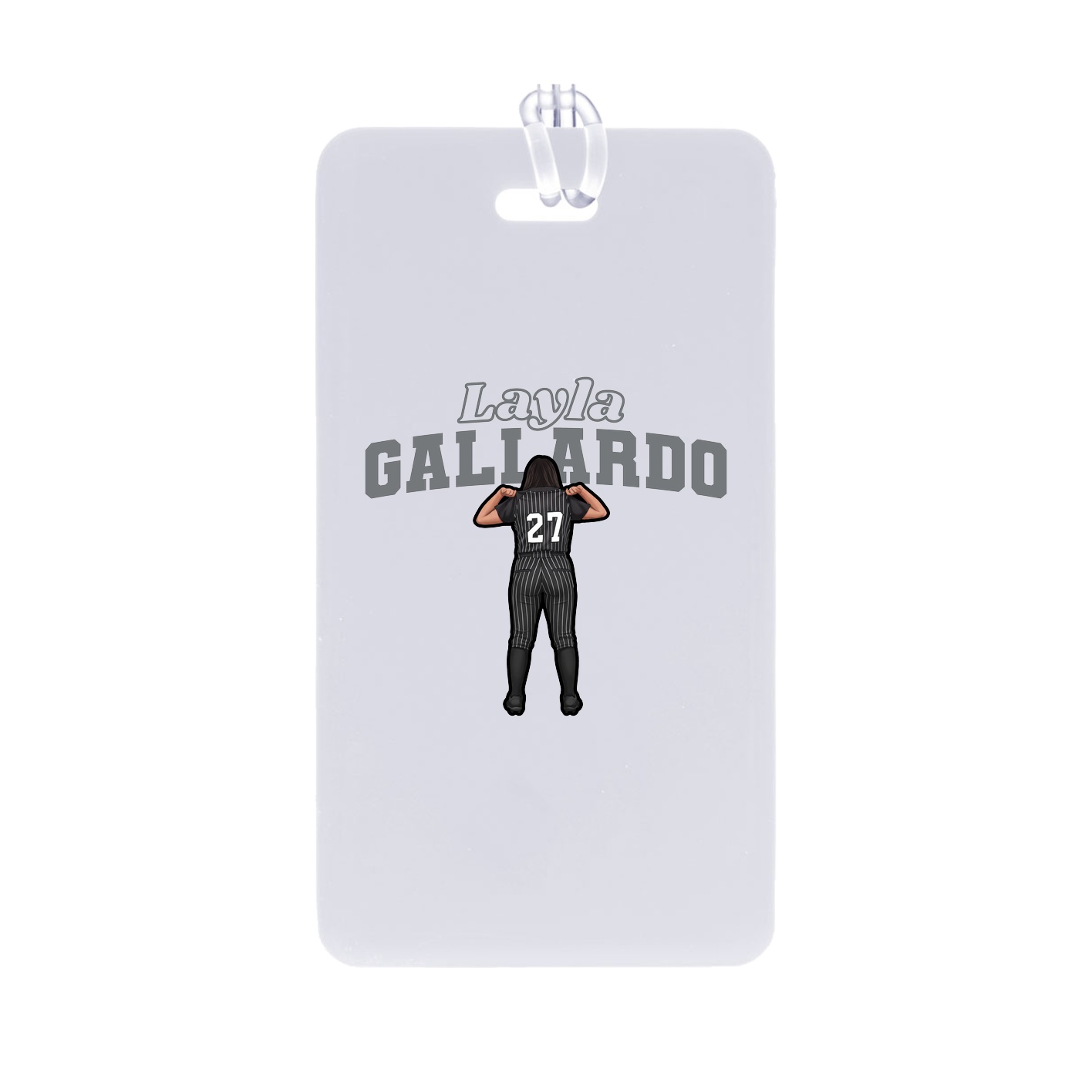 Bag Tag — Name Arch in Classic