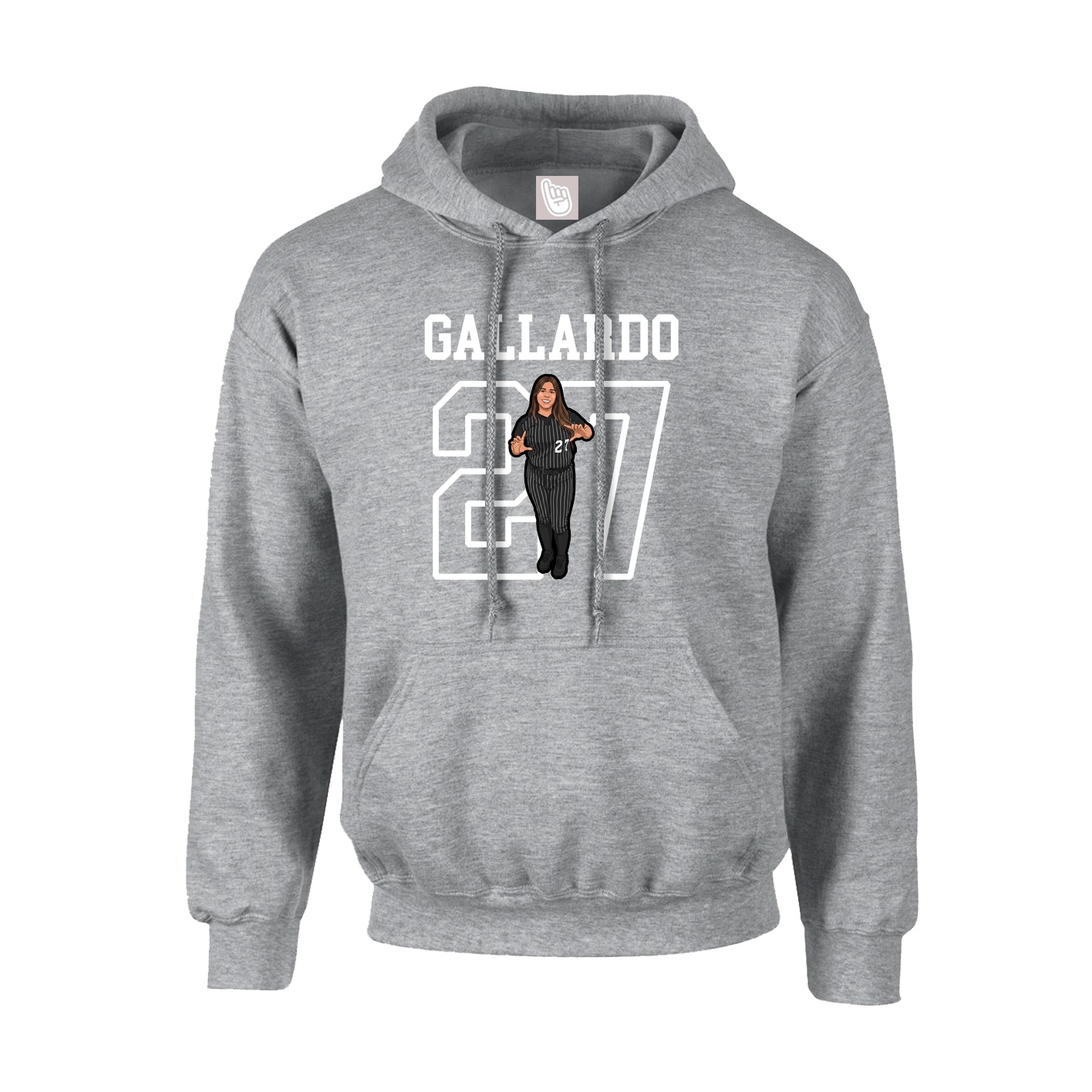 Hoodie — Shirsey in Grey