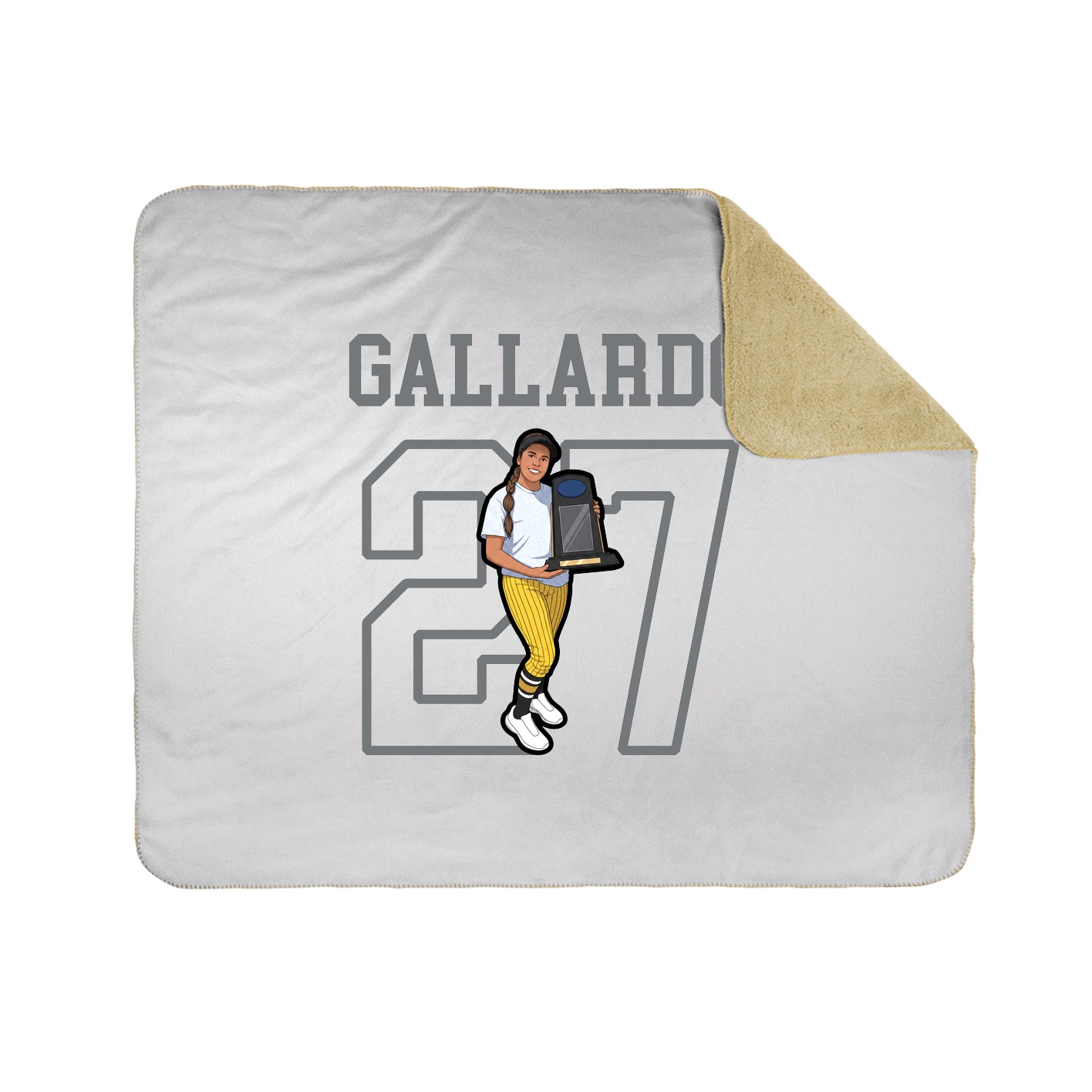 Throw Blanket — Shirsey in White
