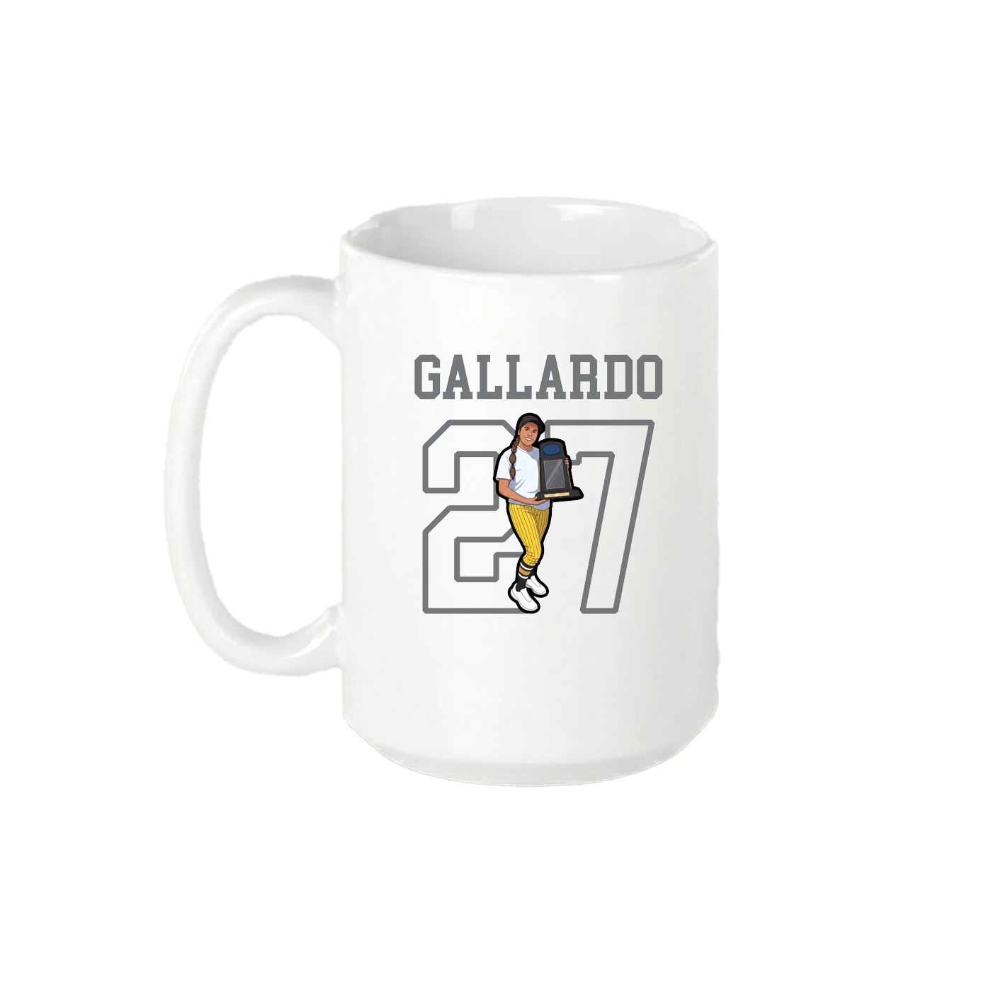15oz Coffee Mug — Shirsey in White