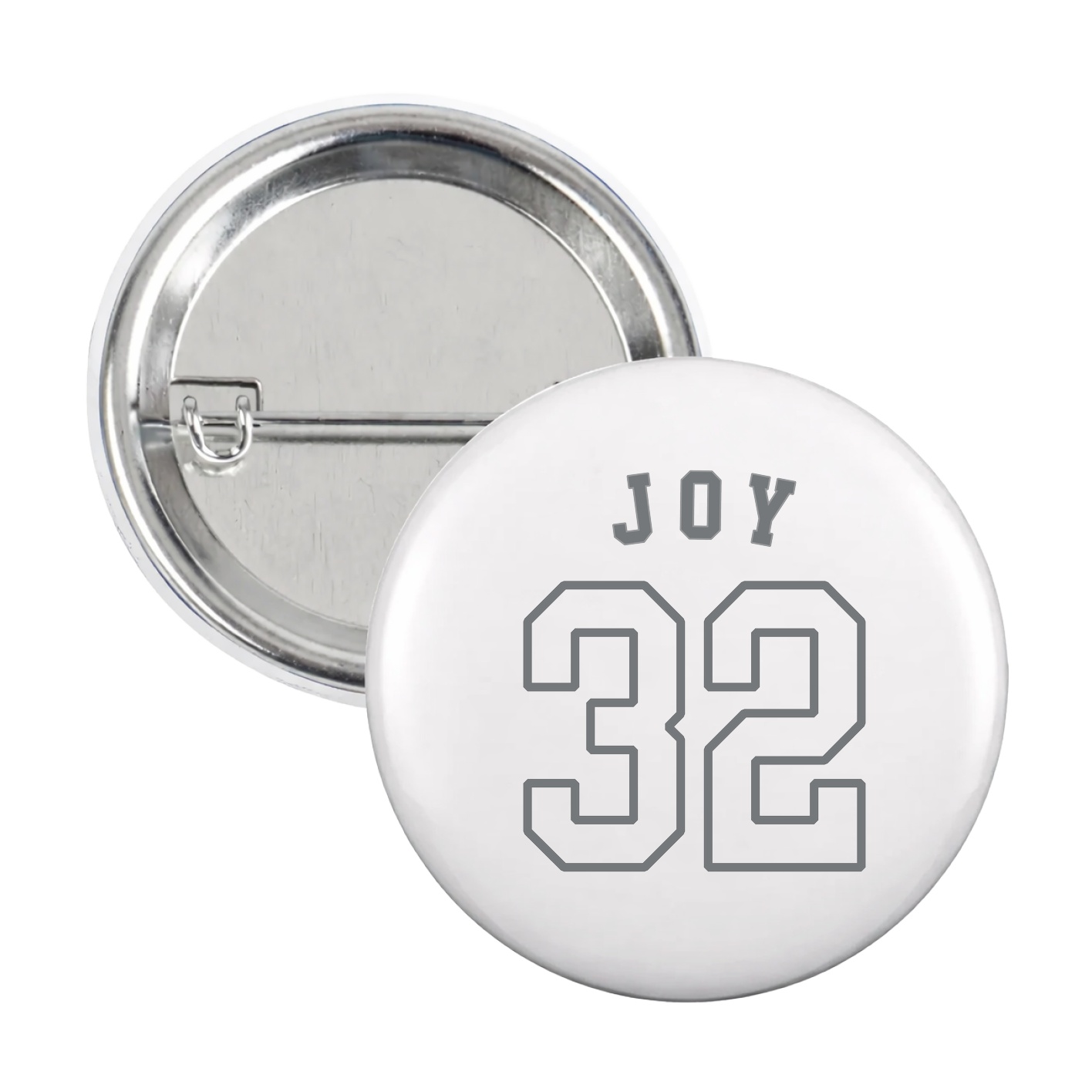 Game Day Button — Shirsey Arch in White