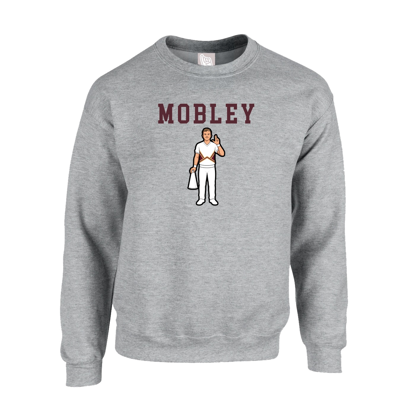 Fleece Crew — Shirsey in Grey