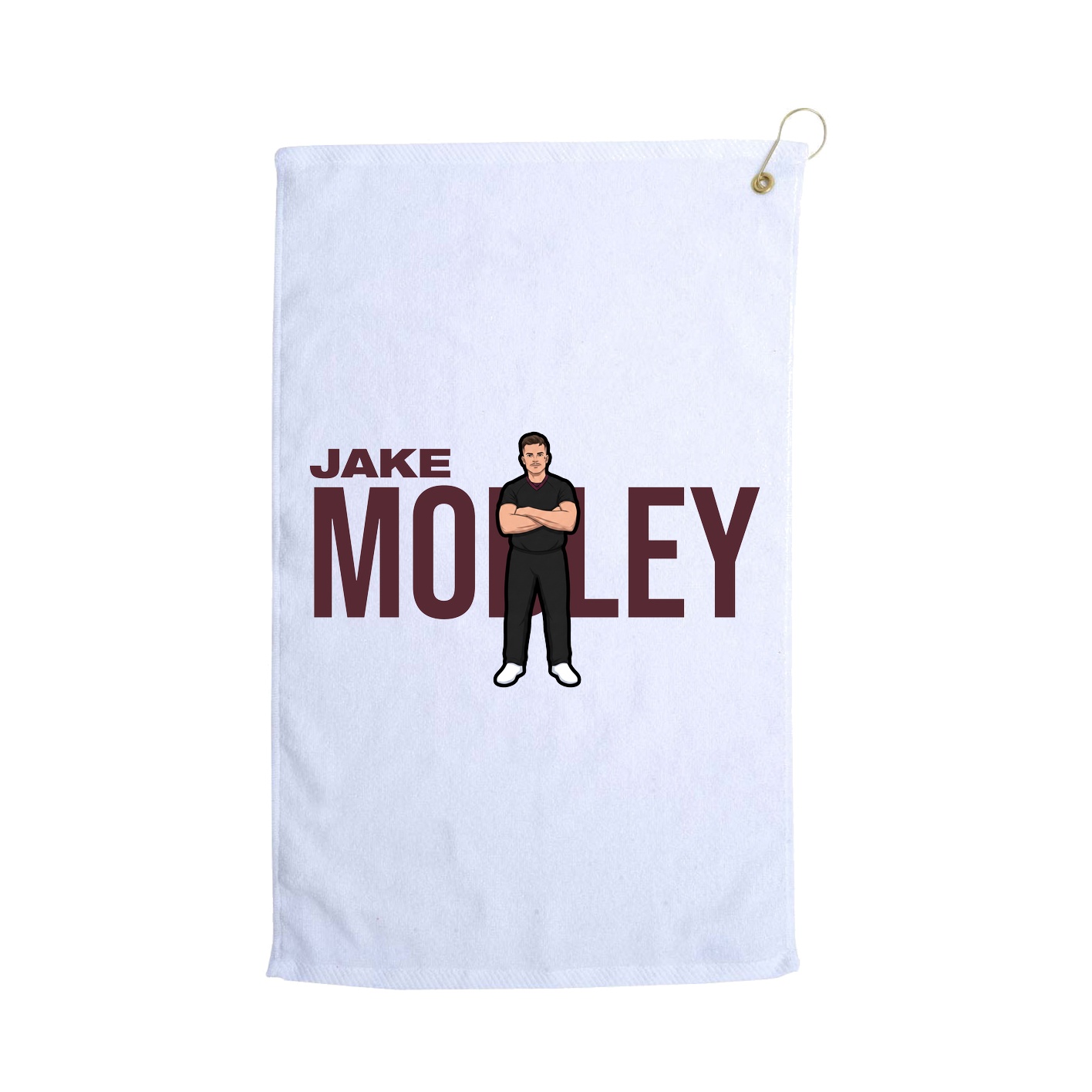 Golf Towel — Player Name in White