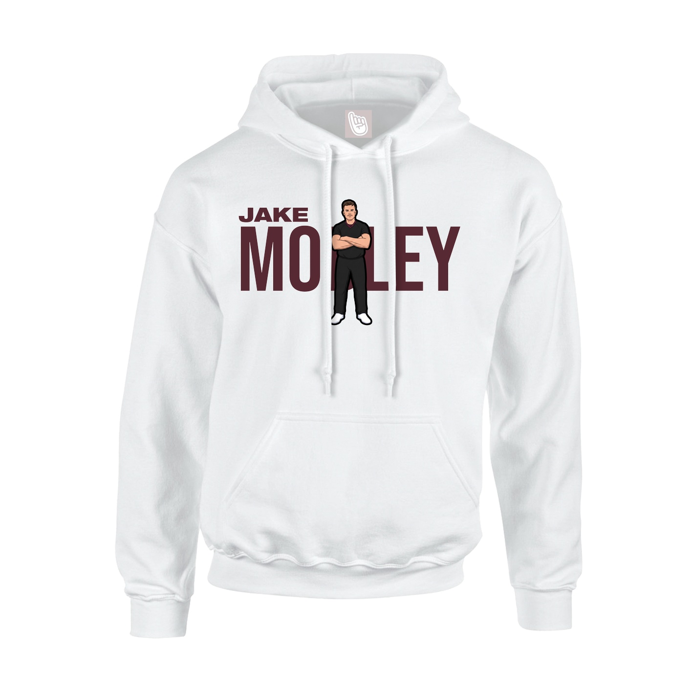 Hoodie — Player Name in White