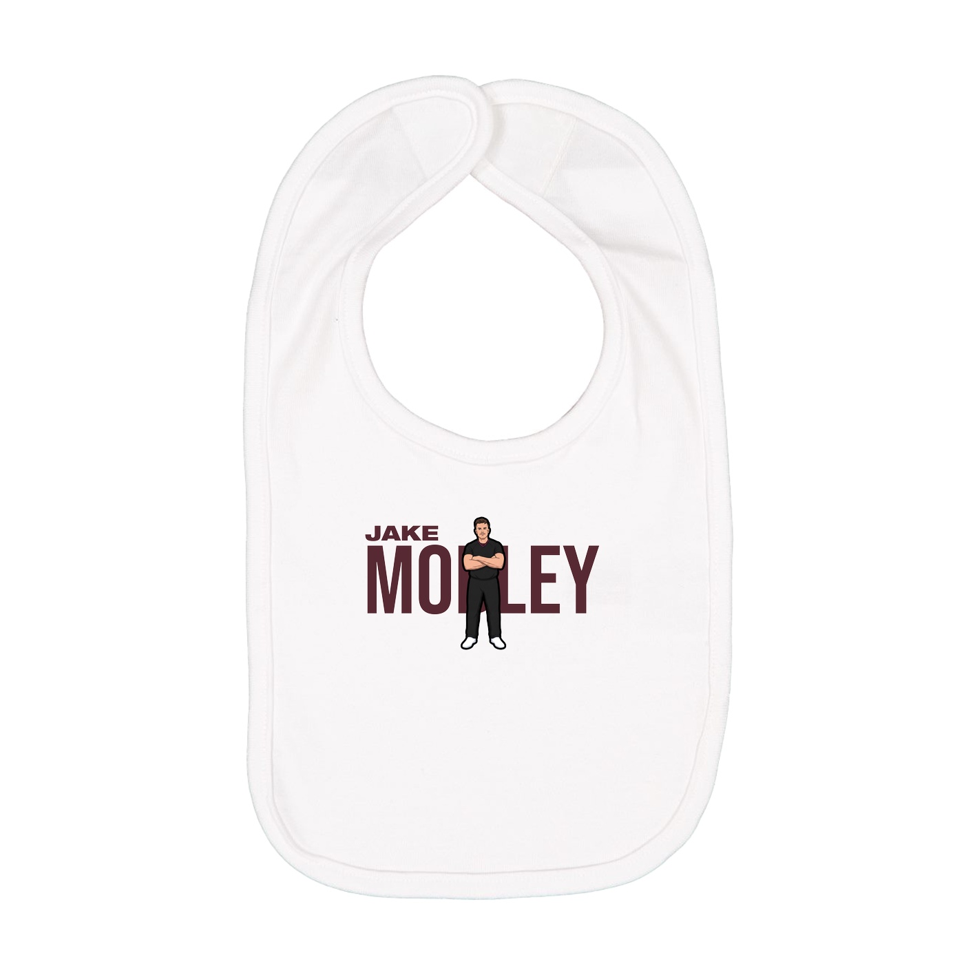Infant Bib — Player Name in White