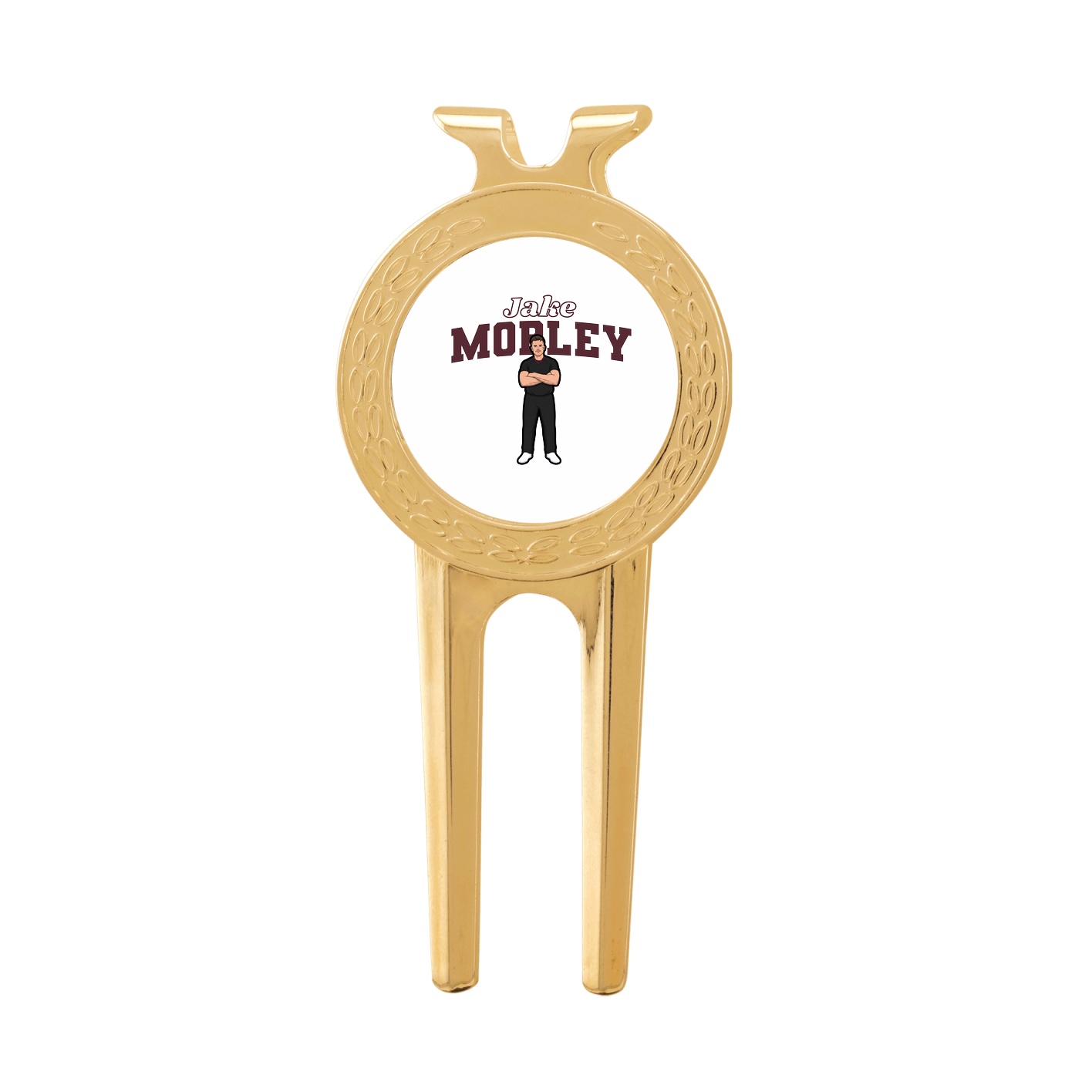 Divot Tool with Ball Marker — Name Arch in Classic