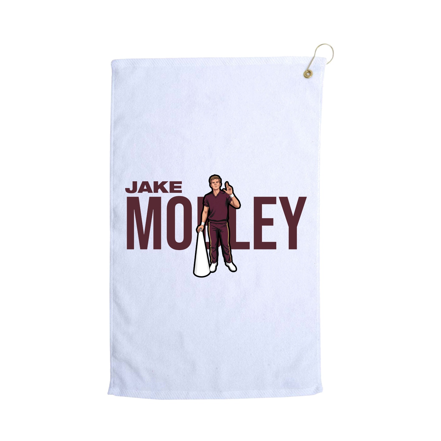 Golf Towel — Player Name in White