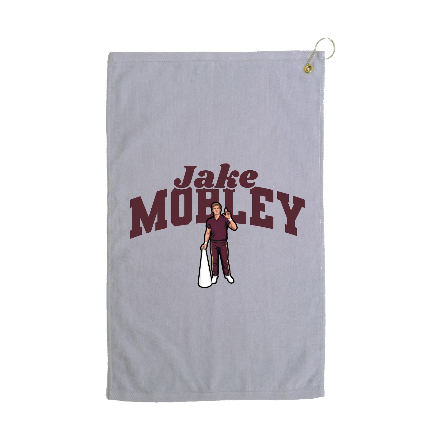 Golf Towel — Signature Arch in Grey