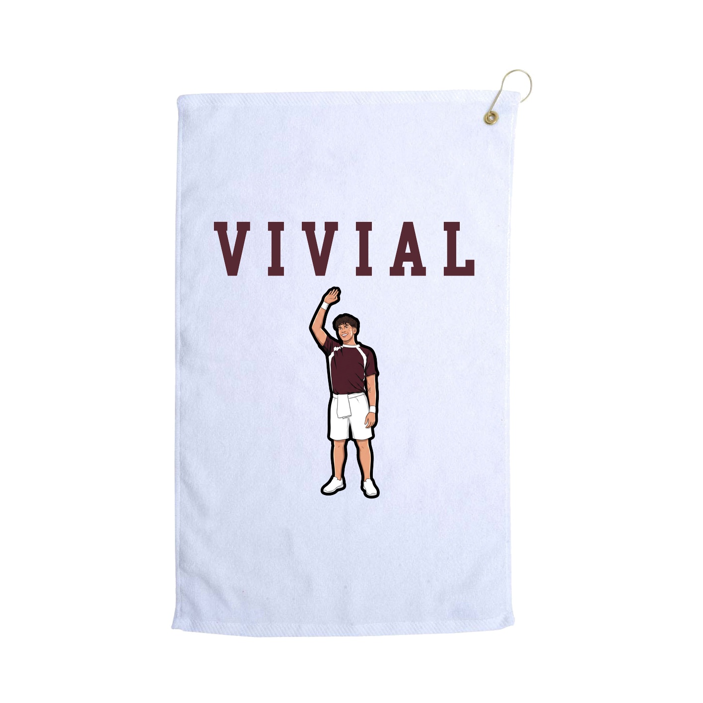 Golf Towel — Shirsey in White