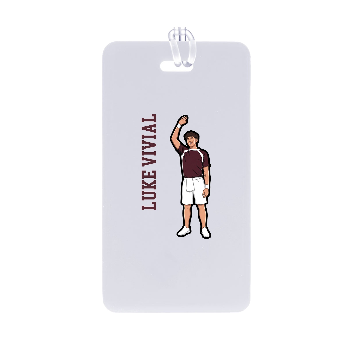 Bag Tag — Name Vertical in Classic