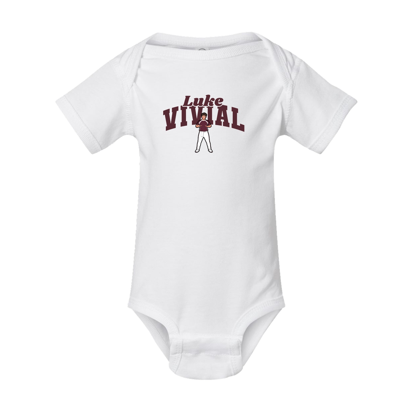 Baby Onesie — Signature Arch in White