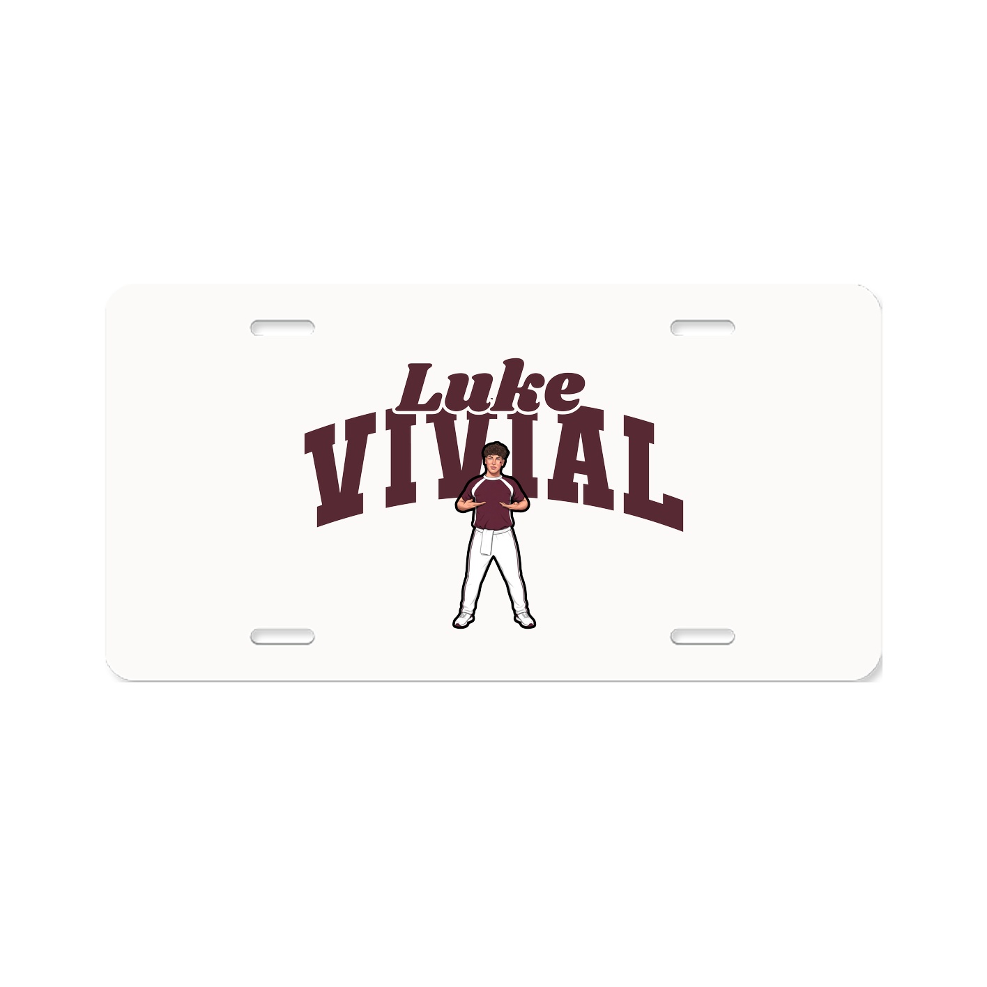 License Plate — Signature Arch in Classic