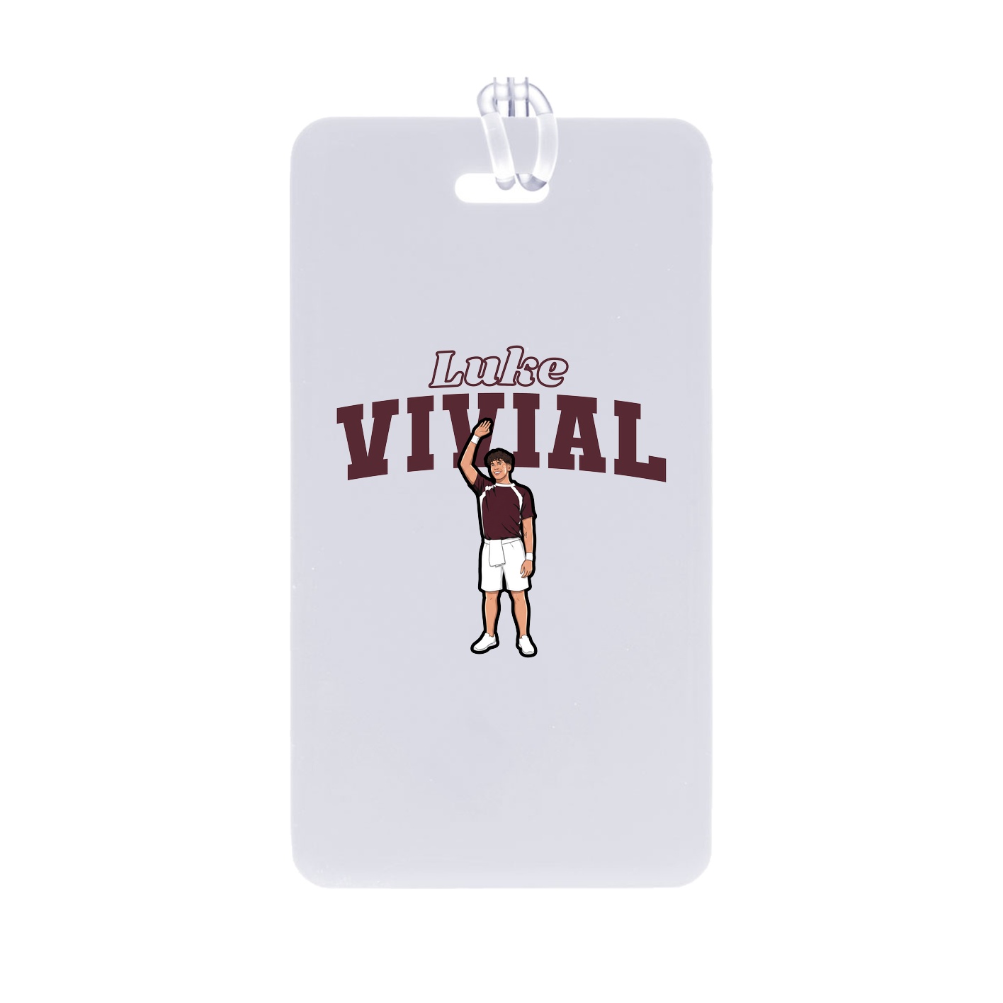 Bag Tag — Name Arch in Classic