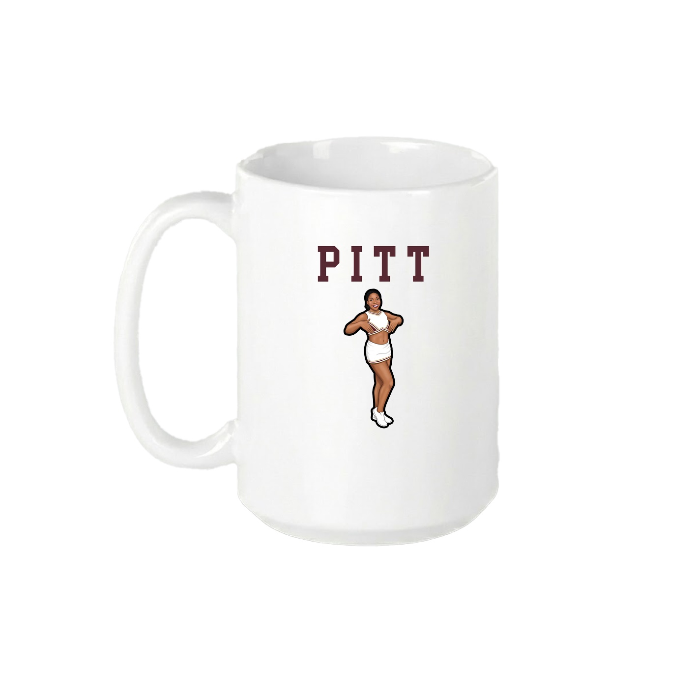 15oz Coffee Mug — Shirsey in White