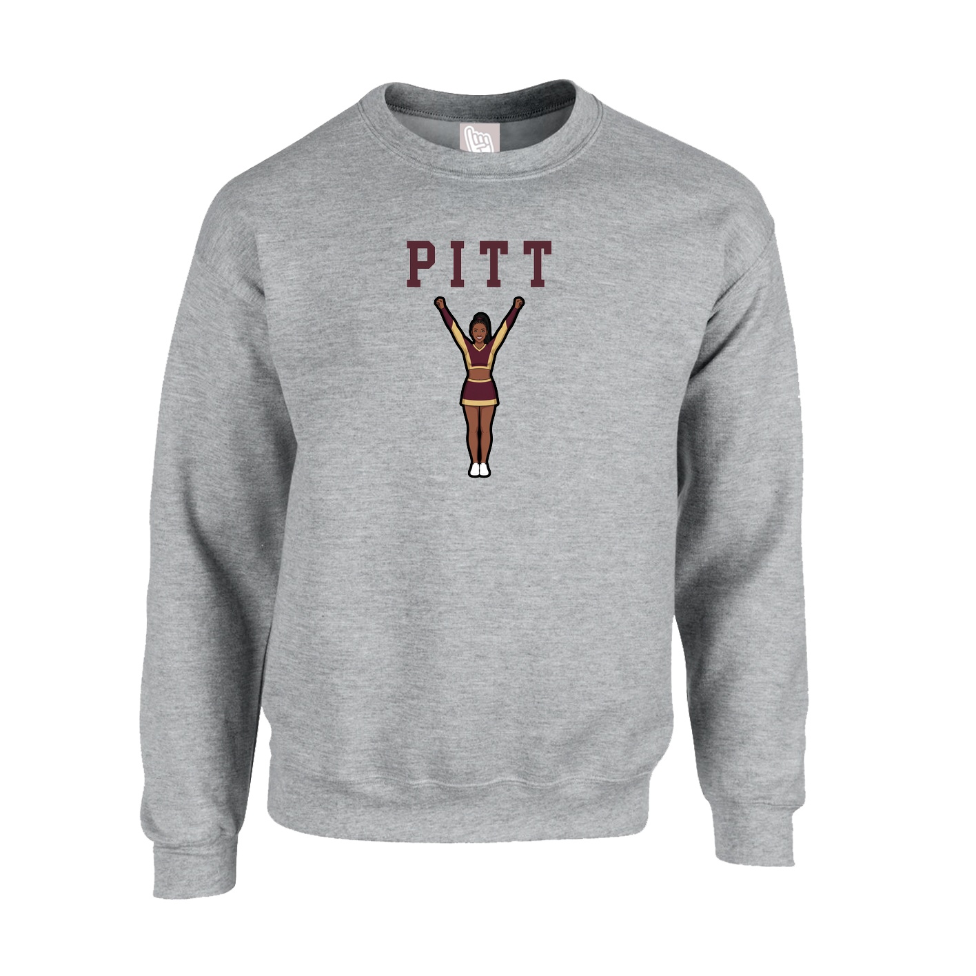 Fleece Crew — Shirsey in Grey