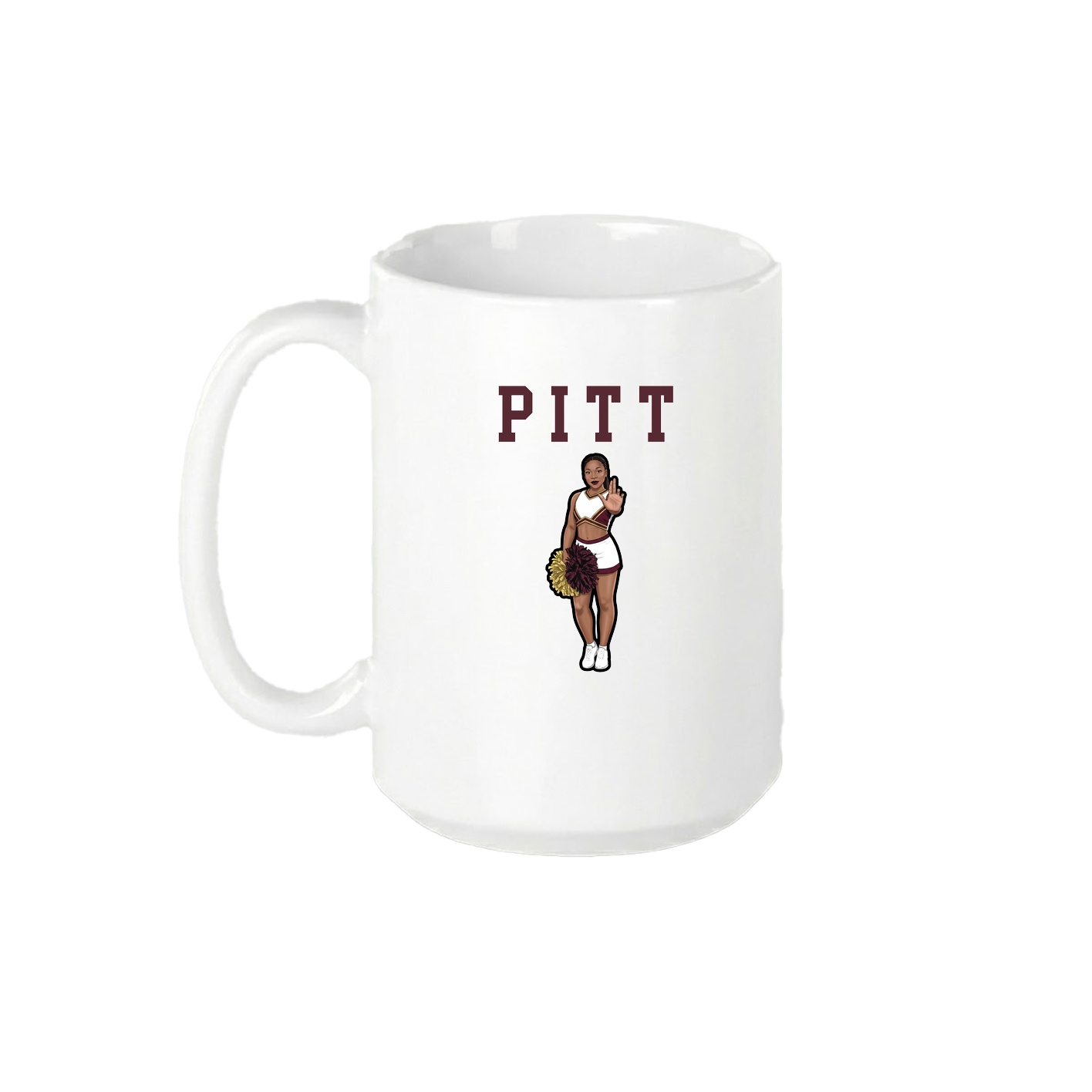 15oz Coffee Mug — Shirsey in White