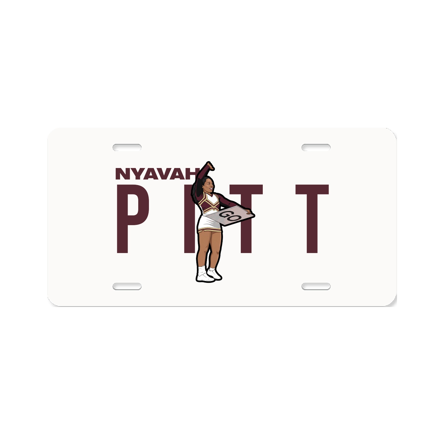 License Plate — Player Name in Classic
