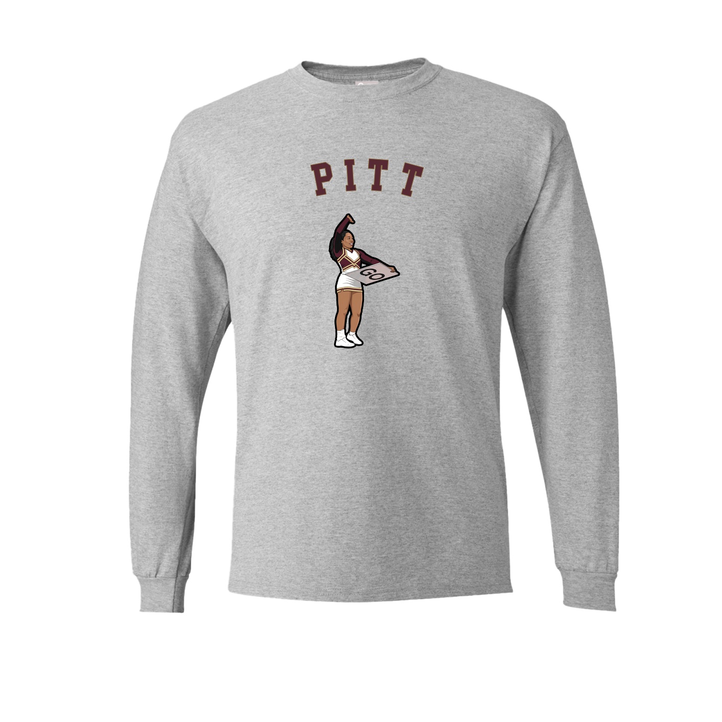 Long Sleeve Tee — Shirsey Arch in Grey