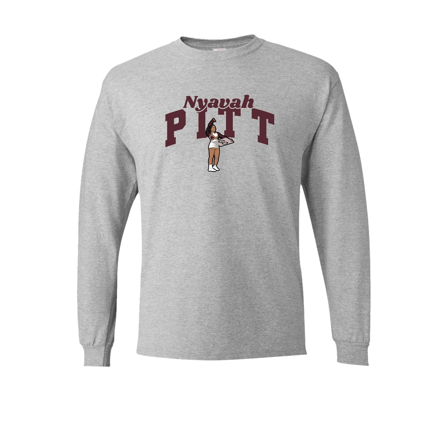 Long Sleeve Tee — Signature Arch in Grey