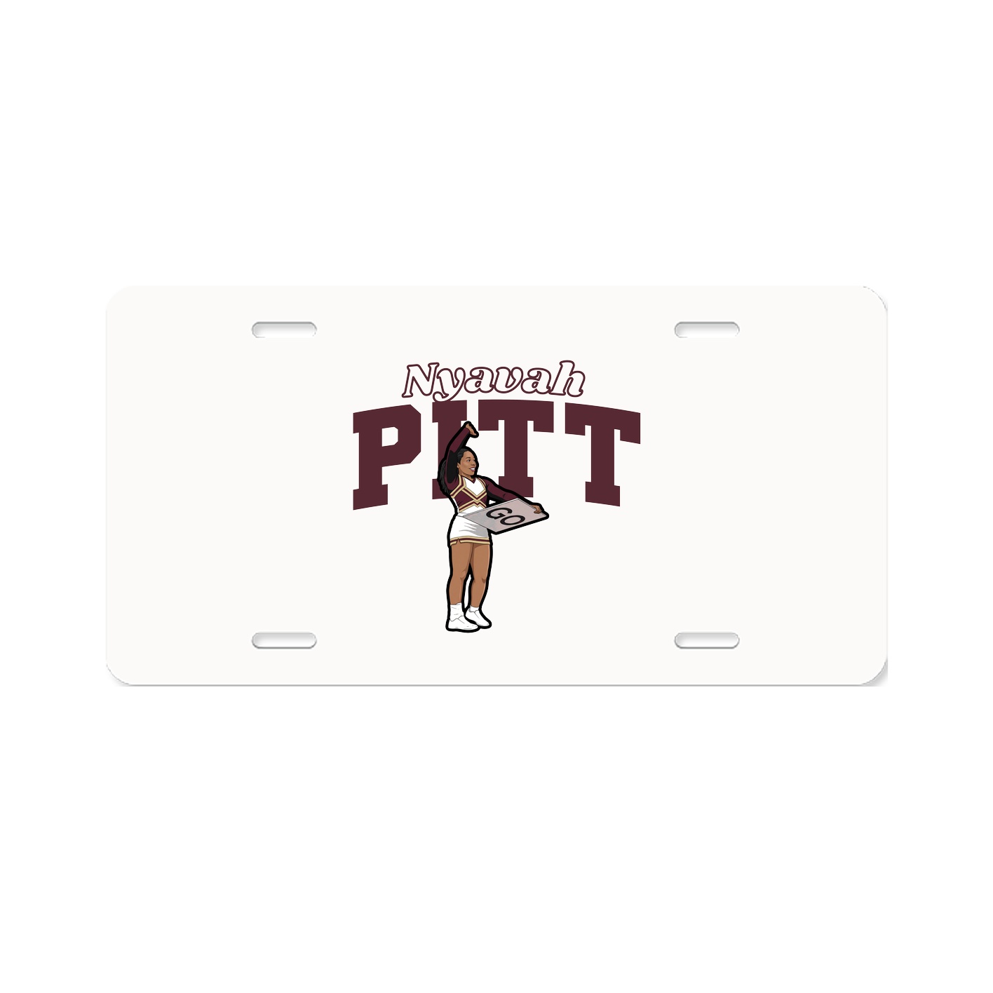 License Plate — Name Arch in Classic
