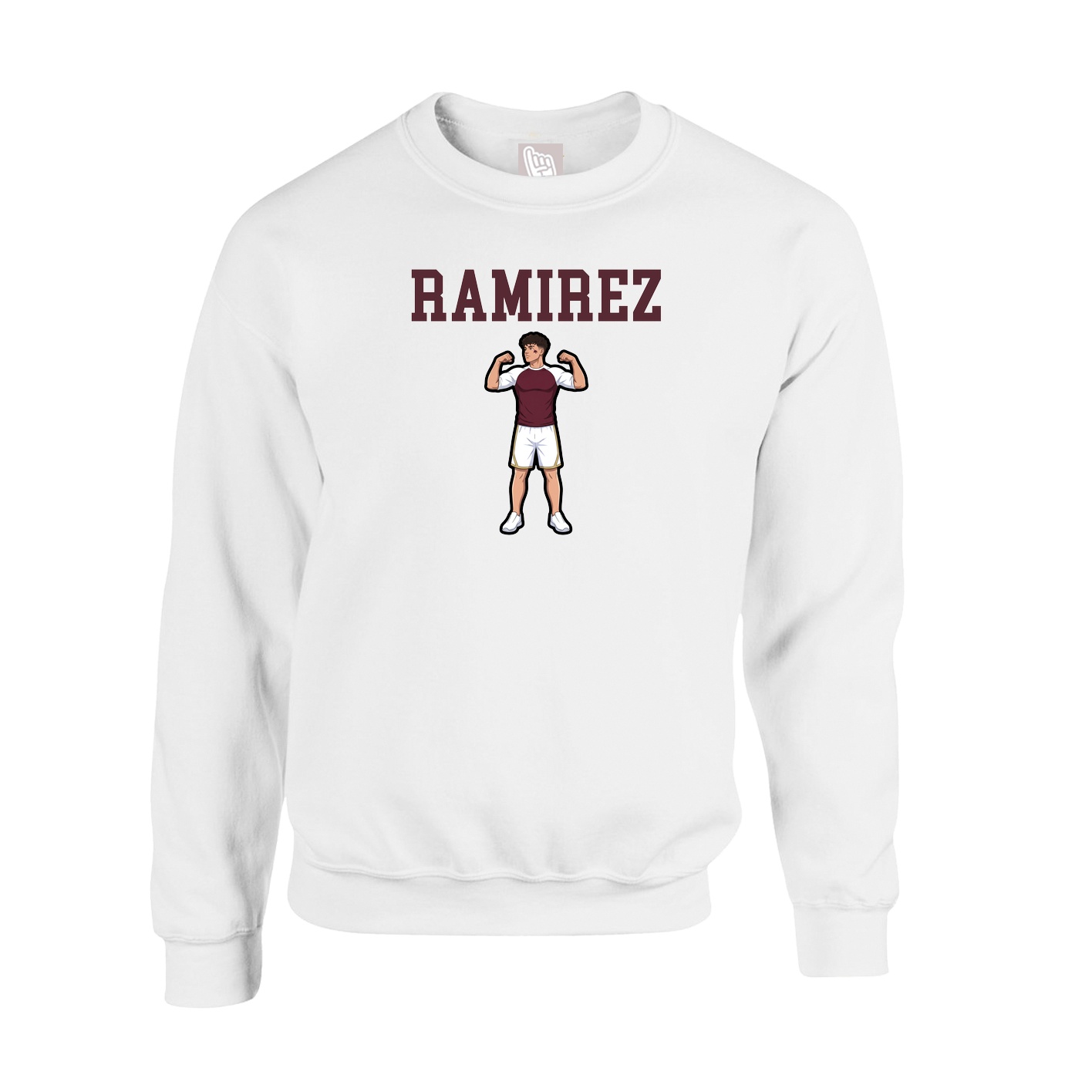 Fleece Crew — Shirsey in White