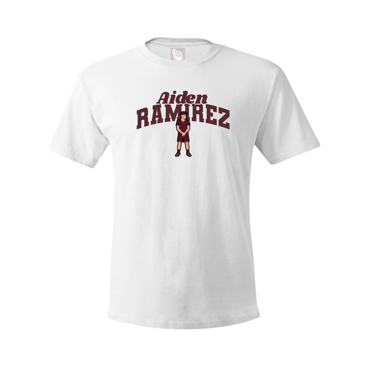 Youth Tee — Signature Arch in White