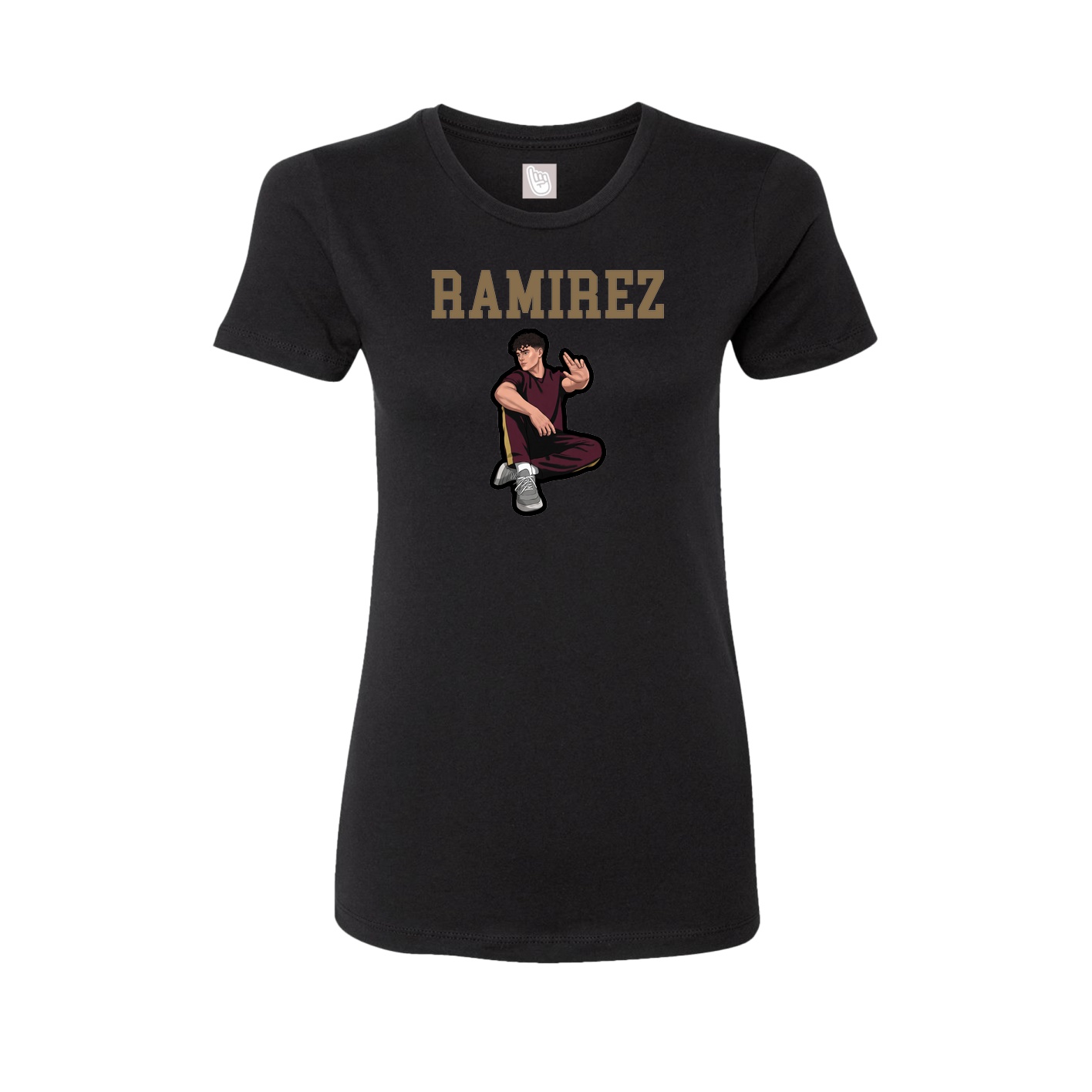 Fitted Women's Tee — Shirsey in Black