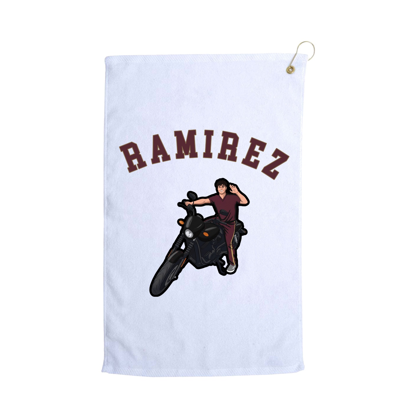 Golf Towel — Shirsey Arch in White
