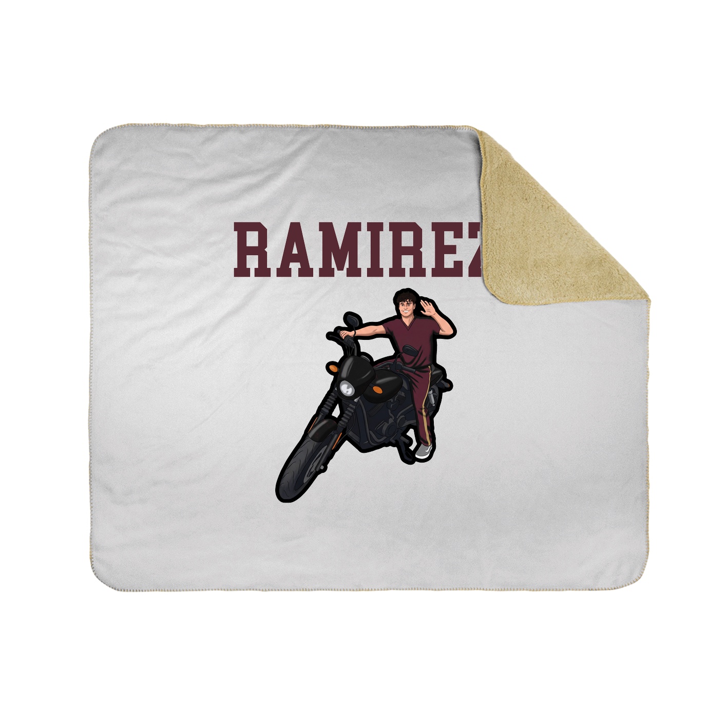 Throw Blanket — Shirsey in White