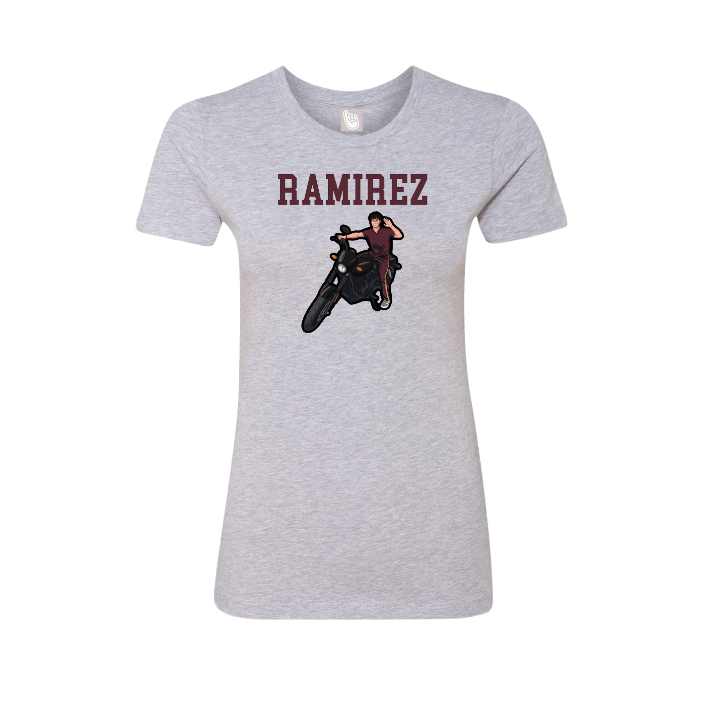 Fitted Women's Tee — Shirsey in Grey