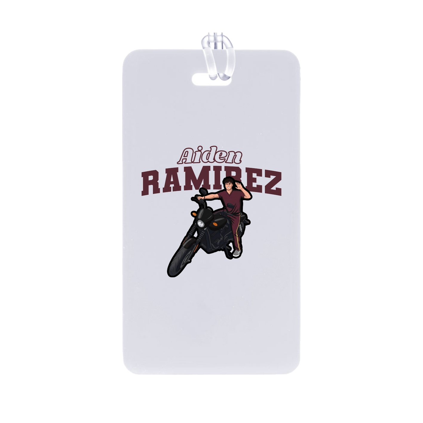 Bag Tag — Name Arch in Classic