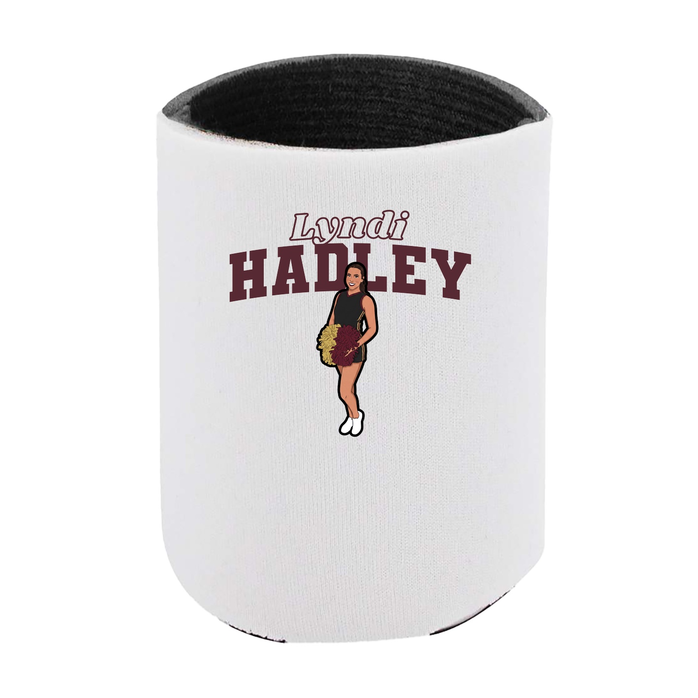 Can Holder — Name Arch in White