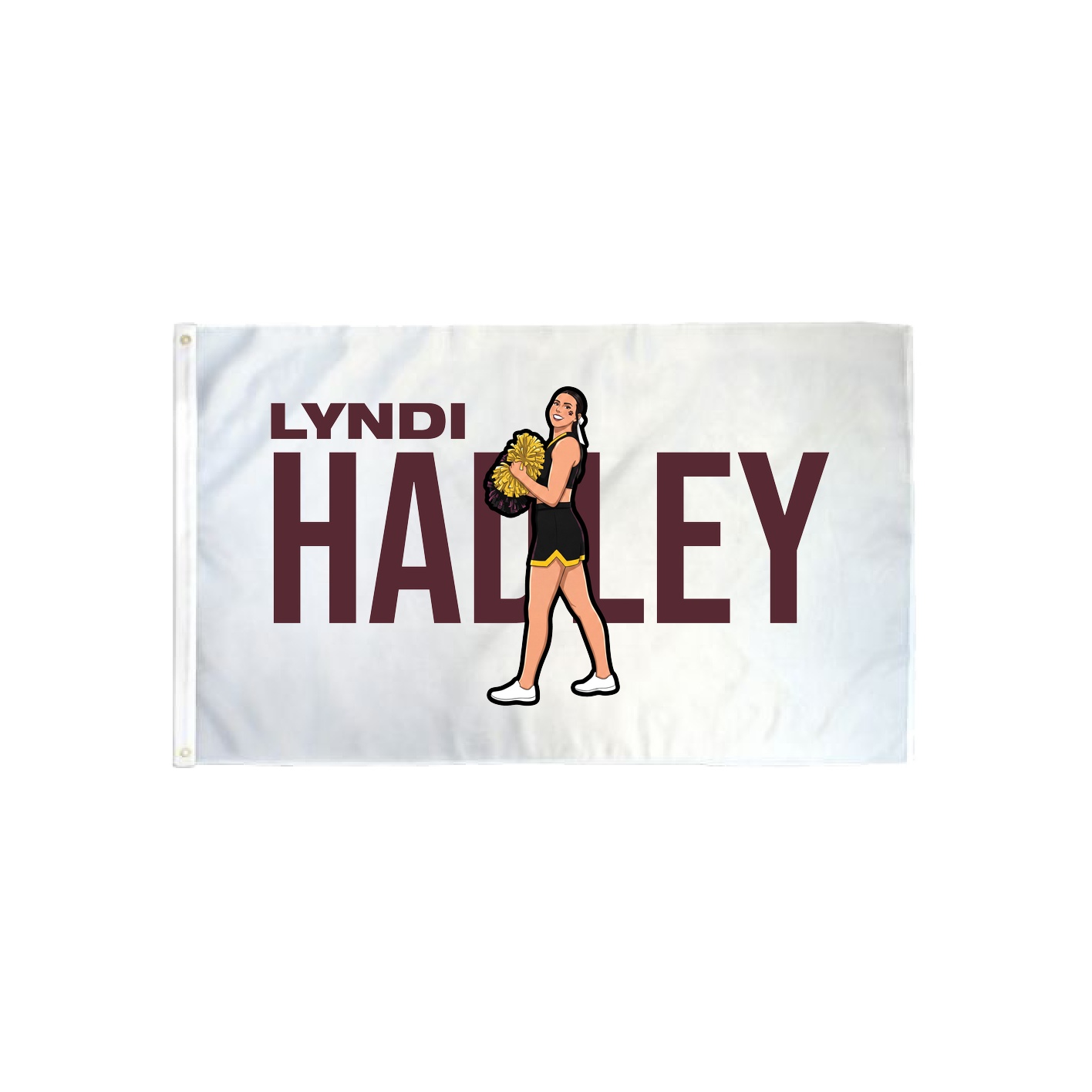 3x5 Flag — Player Name in Classic