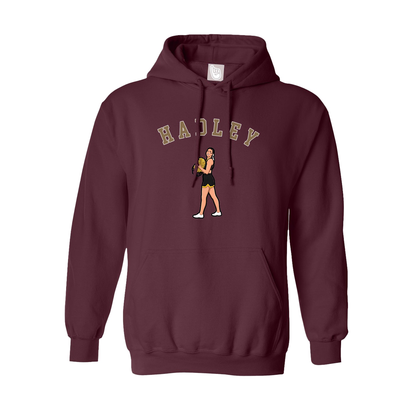 Hoodie — Shirsey Arch in Maroon